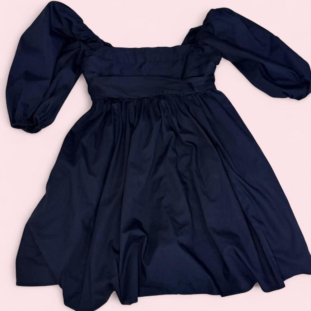 Y2k size S navy babydoll abercrombie and fitch coquette y2k party brunch